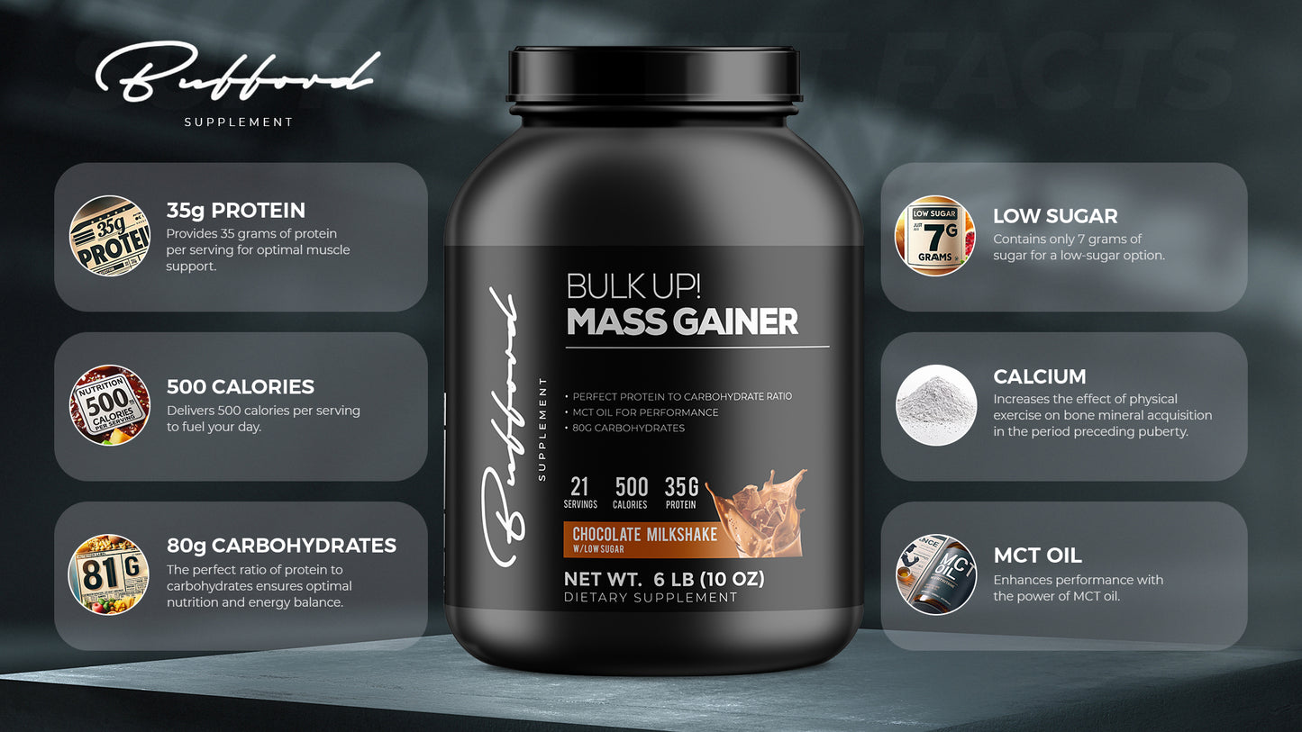 Bulk up! Mass Gainer (Chocolate Milkshake)