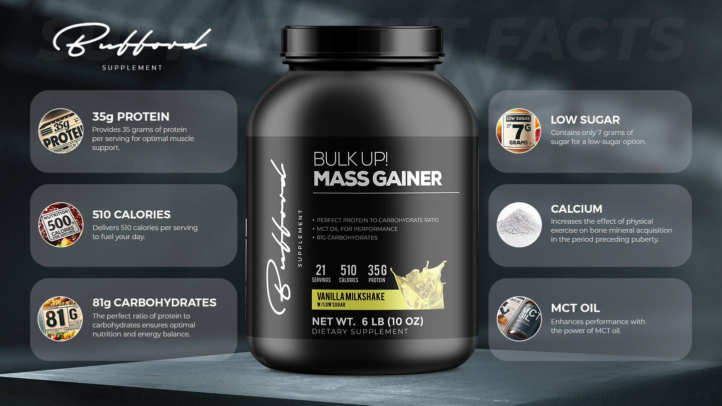Bulk Up! Mass Gainer (Vanilla Milkshake)