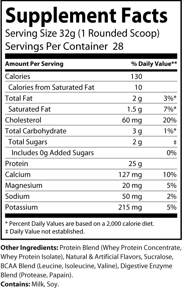 Whey Protein (Vanilla Milkshake)