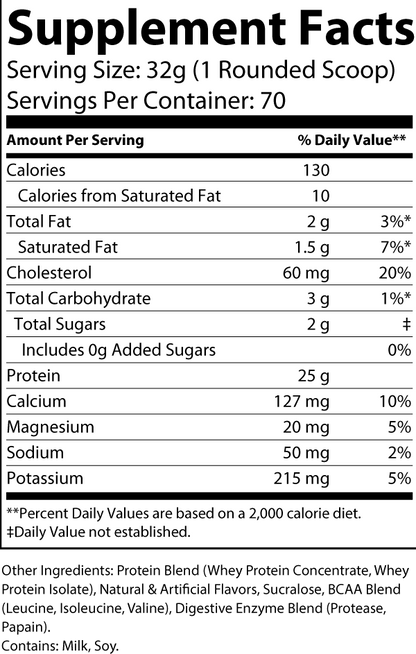 Whey Protein Vanilla – 70 servings