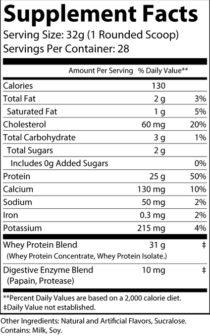 Whey Cinnamon Swirl – 28 servings